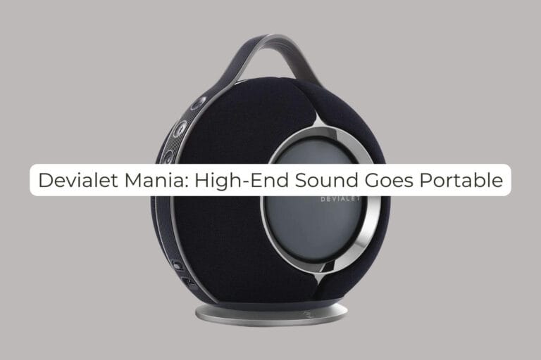 Devialet Mania Portable Speaker with 360° sound for travel